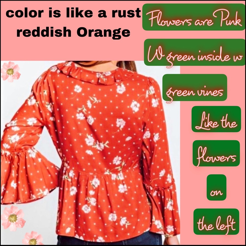 Show Me Your MuMu Hayley Tie-Front Blouse XS - Picture 8 of 11